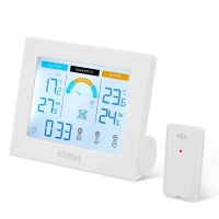 Метеостанция КТ-3317 термометр, погодная станция, часы