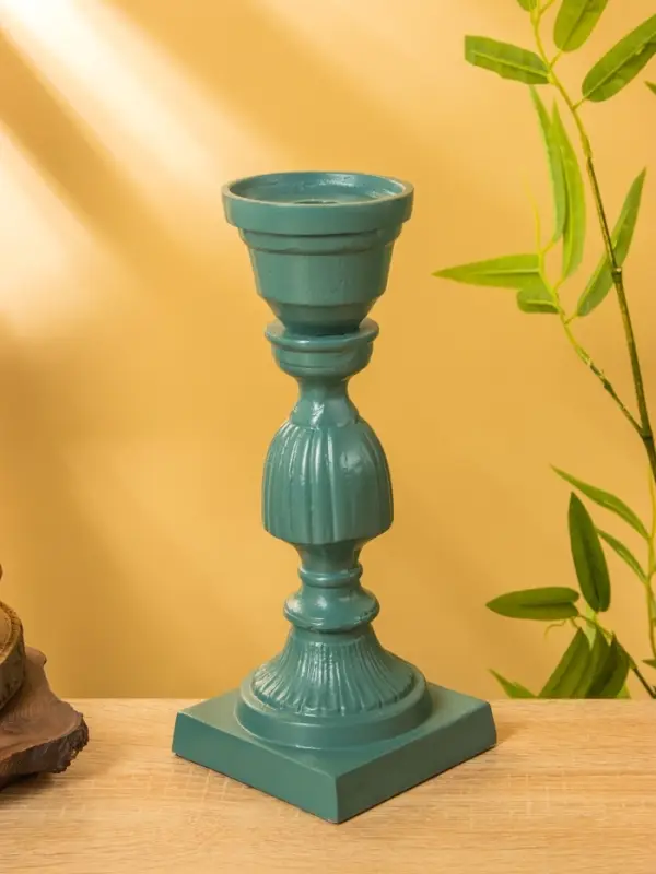 Подсвечник "Кубок" алюминий 10х10х25,5 см