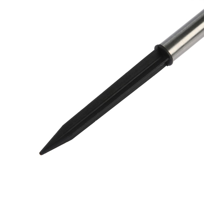 Садовый светильник на солнечной батарее &laquo;Грани красные&raquo;, 5.5 &times; 29 &times; 5.5 см, 1 LED, свечение белое