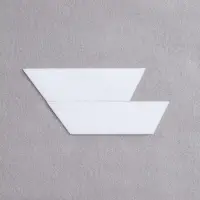 Основа Velkro L для крепления шевронов на липучке, белая