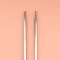 Спицы для вязания, прямые, d=3 мм, 35 см, 2 шт.