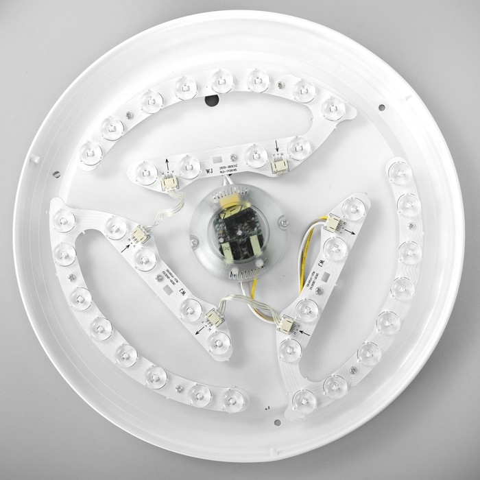 Люстра  CL-156 LED 54Вт 2700-6500К диммир., с ночником, белый, d=34см, h=7см