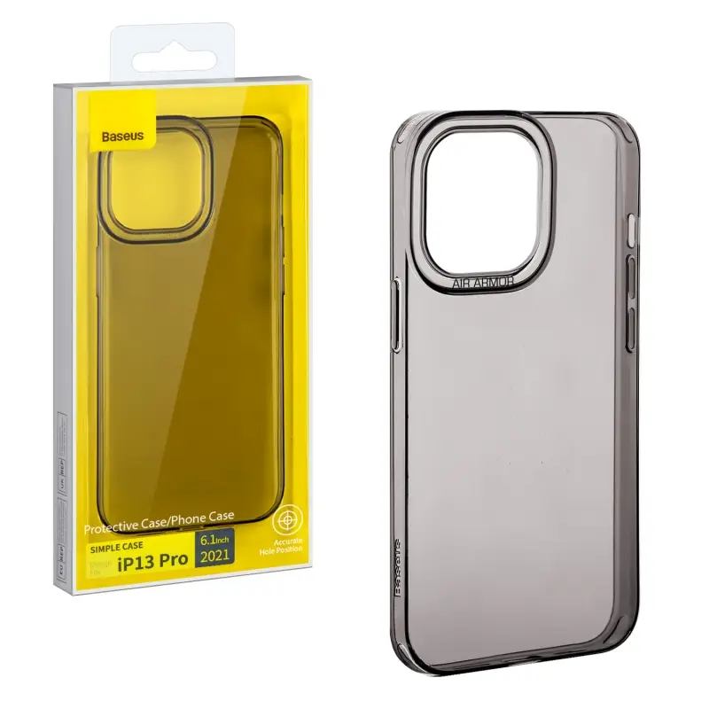 Чехол iPh 13 Pro (6.1) Simple Case Baseus черный