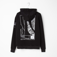 Худи мужское MINAKU "Решайся", цвет чёрный, размер 48