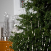 Гирлянда «Конский хвост» 20 нитей по 2 м, IP20, серебристая нить, 400 LED, свечение мульти, 12 В Гирлянда «Конский хвост» 20 нитей по 2 м, IP20, серебристая нить, 400 LED, свечение мульти, 12 В