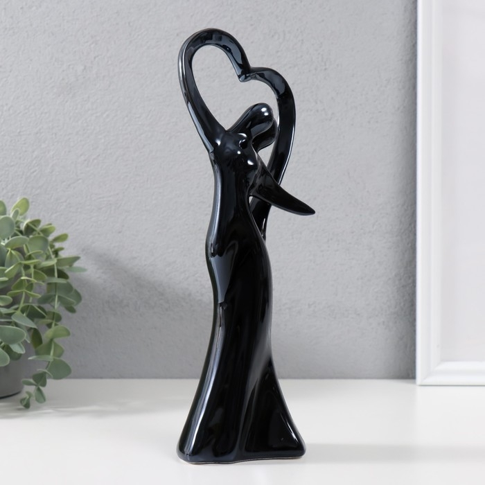 Сувенир керамика Сувенир керамика "Единая любовь" чёрный 28х11х8 см