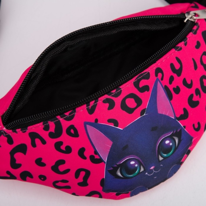 Сумка детская для девочки поясная «Котик» 20 см х 10 см х 6 см Сумка детская для девочки поясная «Котик» 20 см х 10 см х 6 см