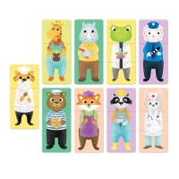 Пазлы 3 в 1 &laquo;Собирай и меняй: Такие разные професии&raquo;, 9 пазлов, 27 деталей