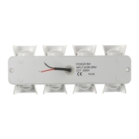 Светильник фасадный &laquo;Элегант&raquo;, FSD-041, 8 Вт, 3000К, 4 луча, IP65, 220 В, пластик, белый