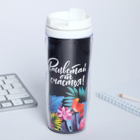 Подарочный набор «8 марта из цветов»: ежедневник и термостакан Подарочный набор «8 марта из цветов»: ежедневник и термостакан