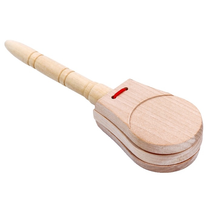 Музыкальная игрушка &laquo;Кастаньета&raquo; 2 &times; 5,8 &times; 22 см