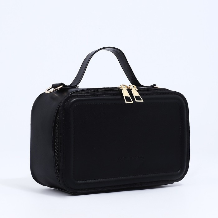 Сумка кросс-боди на молнии, цвет чёрный Сумка кросс-боди на молнии, цвет чёрный