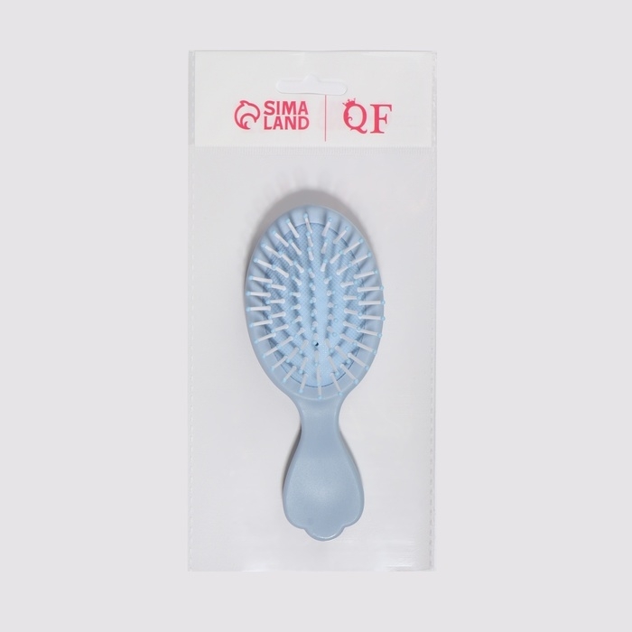 Расчёска - мини массажная, 14,5 × 6 см, цвет голубой Расчёска - мини массажная, 14,5 × 6 см, цвет голубой