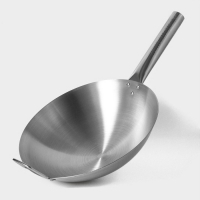 Сковорода-Wok Hanna Kn&ouml;vell из нержавеющей стали Chief, d=32 см, с ручкой