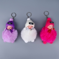 Мягкая игрушка &laquo;Кукла&raquo; в шапочке, на брелоке, 11 см, цвет МИКС