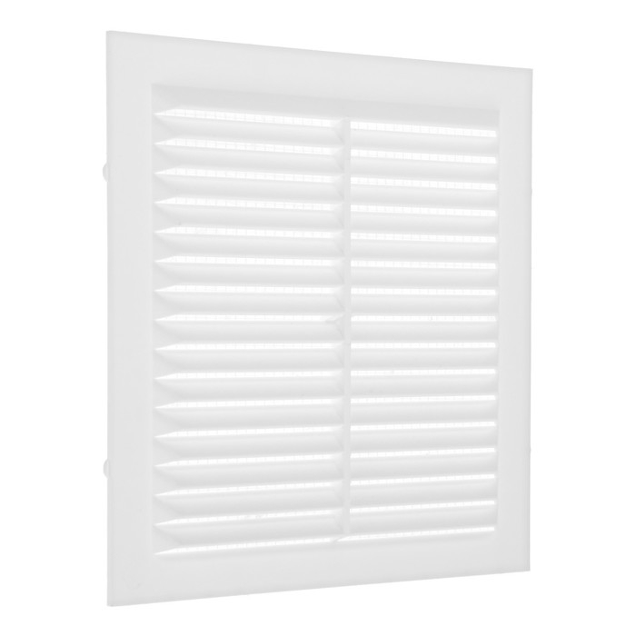 Решетка вентиляционная ZEIN Люкс Л155, 155 x 155 мм, с сеткой, неразъемная