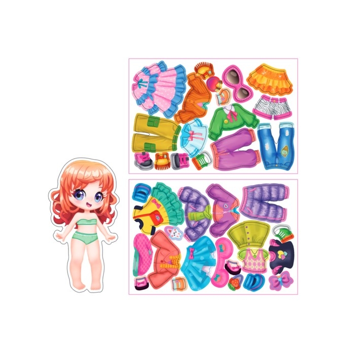 Игра магнитная &laquo;Одевашки. Карина&raquo;