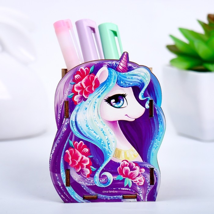 Органайзер для хранения канцелярии &laquo;&lrm;Единорожка&raquo;&lrm;