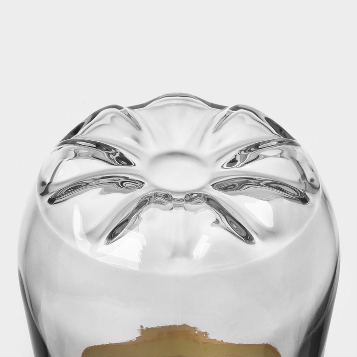 Набор питьевой с золотой каймой &laquo;Ампир&raquo;, 7 предметов: кувшин 1,34 л, стаканы 250 мл, 6 шт