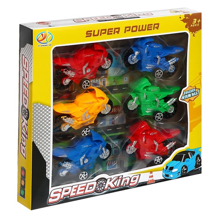 Игровой набор &laquo;Мото&raquo;, 6 штук