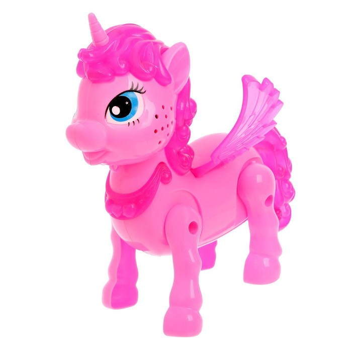 Музыкальная игрушка &laquo;Любимый единорог&raquo; ходит, звук, цвет МИКС