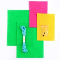 Набор для шитья. Игрушка из фетра своими руками &laquo;&lrm;Милый динозаврик&raquo;&lrm;