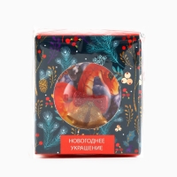 Новогодний шар ёлочный &laquo;Змейка&raquo;, на Новый год, d = 6 см