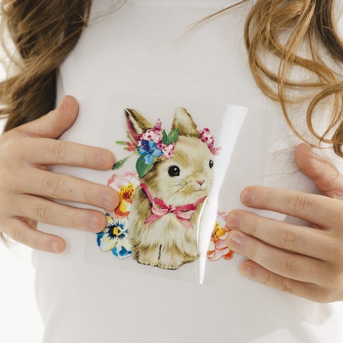 Карнавальный набор &laquo;Зайчишка&raquo;, ушки, хвостик, бабочка, термопринт