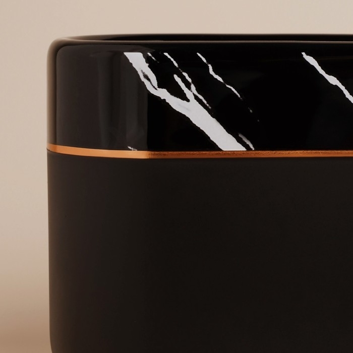 Дозатор для мыла SL Home Lines, с подставкой для губки, 400 мл, цвет чёрный Дозатор для мыла SL Home Lines, с подставкой для губки, 400 мл, цвет чёрный