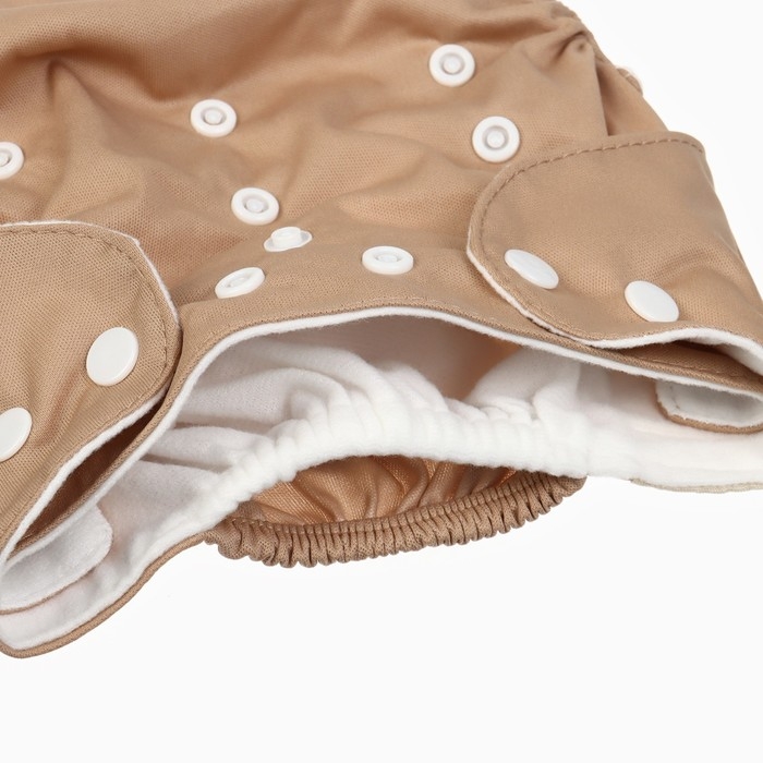 Многоразовый подгузник «Львенок», 3-15 кг, цвет коричневый, Крошка Я Многоразовый подгузник «Львенок», 3-15 кг, цвет коричневый, Крошка Я