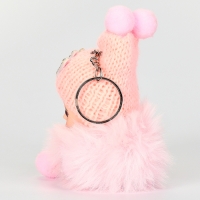 Мягкая игрушка &laquo;Зимняя куколка&raquo; на брелоке, 16 см, цвет МИКС