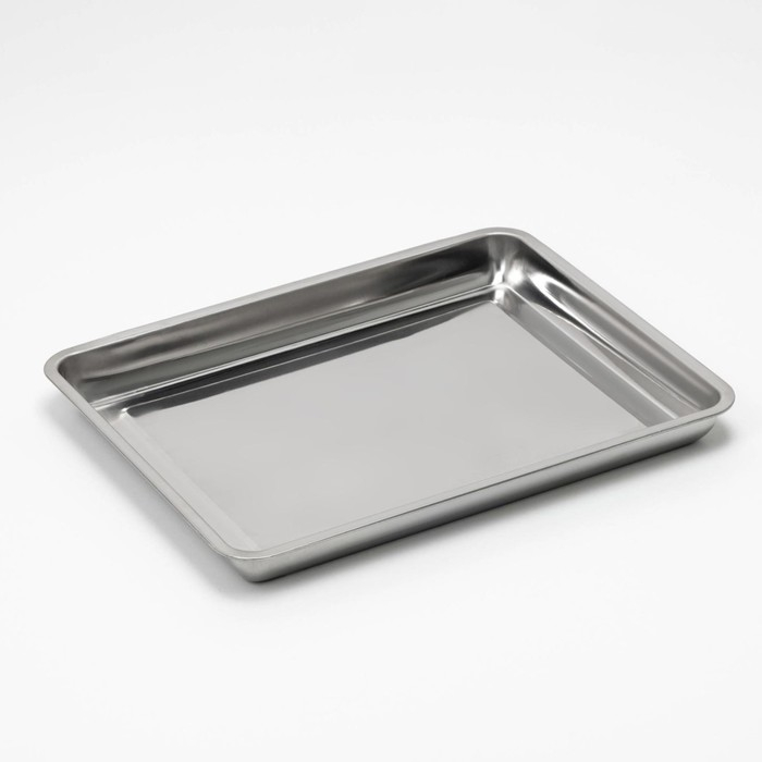Противень из нержавеющей стали Luxstahl, 50&times;40&times;4,8 см