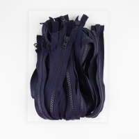 Молния &laquo;Трактор&raquo;, №10, разъёмная, 2 бегунка, замки автомат, 110 см, цвет тёмно-синий, цена за 1 штуку