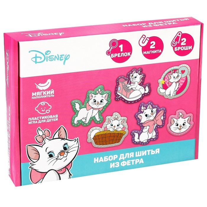 Набор для шитья из фетра с перфорацией "Кошечка Мари", Коты аристократы