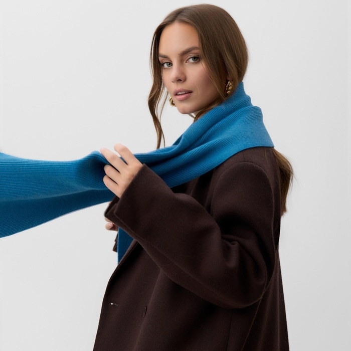 Шарф женский MIST,синий, 21*140 см Шарф женский MIST,синий, 21*140 см