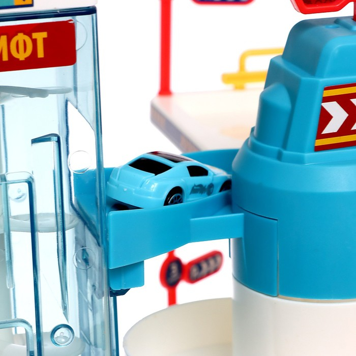 Парковка «Городская», с лифтом, 5 уровней, 8 машинок, световые и звуковые эффекты Парковка «Городская», с лифтом, 5 уровней, 8 машинок, световые и звуковые эффекты