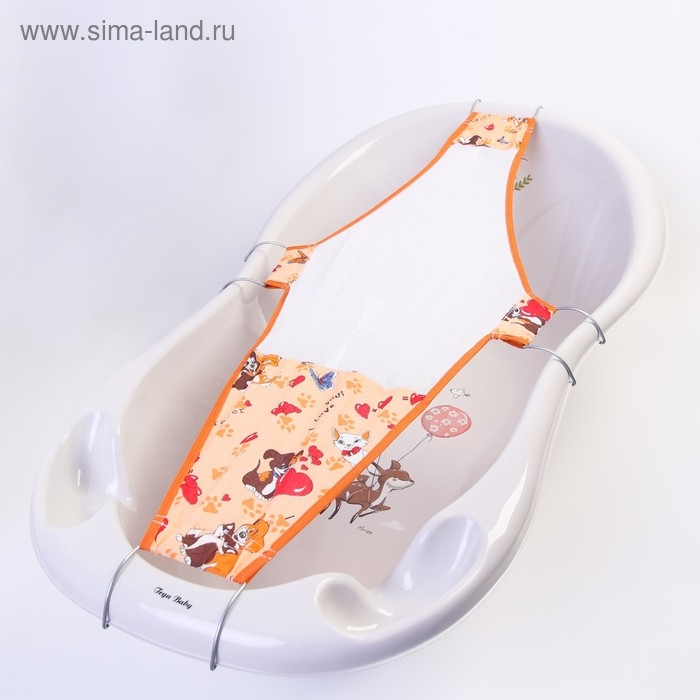 Гамак для купания новорожденных, сетка для ванночки детской, &laquo;Друзья&raquo;, 80см, цвет МИКС