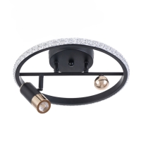 Люстра "Акрополь" 35Вт LED черный, золото 2700-6400k 30х30х15см Люстра "Акрополь" 35Вт LED черный, золото 2700-6400k 30х30х15см