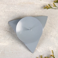 Подсвечник "Звездочка" металл на 1 свечу, 9х3,5 см, серый Подсвечник "Звездочка" металл на 1 свечу, 9х3,5 см, серый