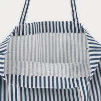 Шопер без застёжки, цвет белый/синий Шопер без застёжки, цвет белый/синий