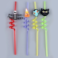 Трубочки для коктейля &laquo;Хэллоуин&raquo;, в наборе 4 шт.