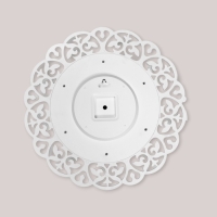 Зеркало настенное, в ажурном корпусе , 47х47 см, серебро с золотом