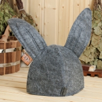 Шапка для бани модельная "Кролик" Шапка для бани модельная "Кролик"