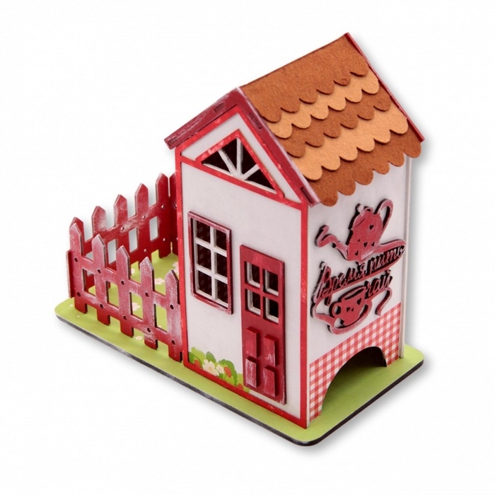 Чайный домик Чайный домик "Земляничный" 26x25,5x4.5 см 3369