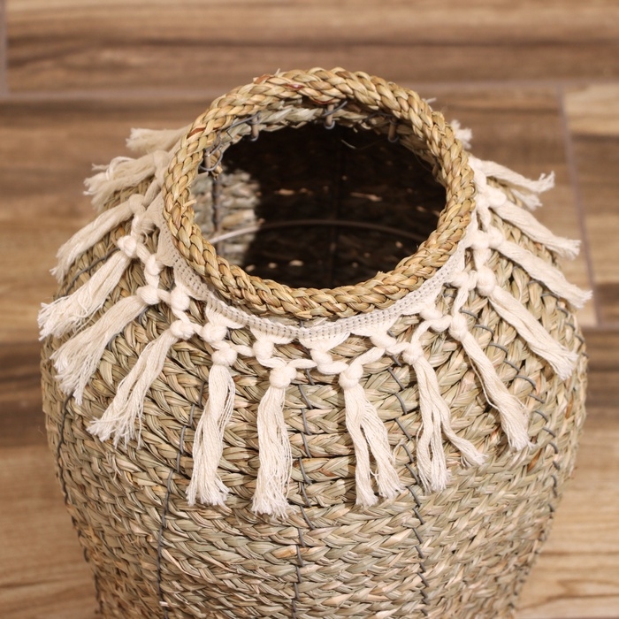 Ваза плетёная, напольная 25х25х34 см Ваза плетёная, напольная 25х25х34 см