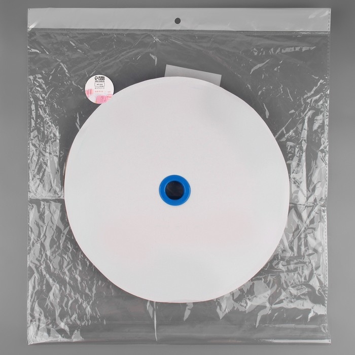 Липучка &laquo;Крючок&raquo;, на клеевой основе, 20 мм &times; 25 &plusmn; 1 м, цвет белый