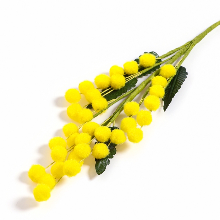 Декоративная веточка &laquo;Мимозы&raquo;, 38 &times; 11 &times; 2 см