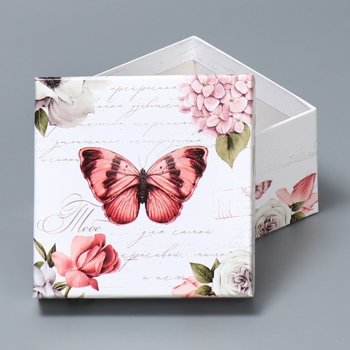 Набор коробок 10 в 1, упаковка подарочная, &laquo;Шебби&raquo;, 10.2 х 10.2 х 6‒28.2 х 28.2 х 15 см