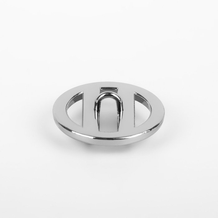 Пуговица на ножке, d = 28 мм, цвет никель