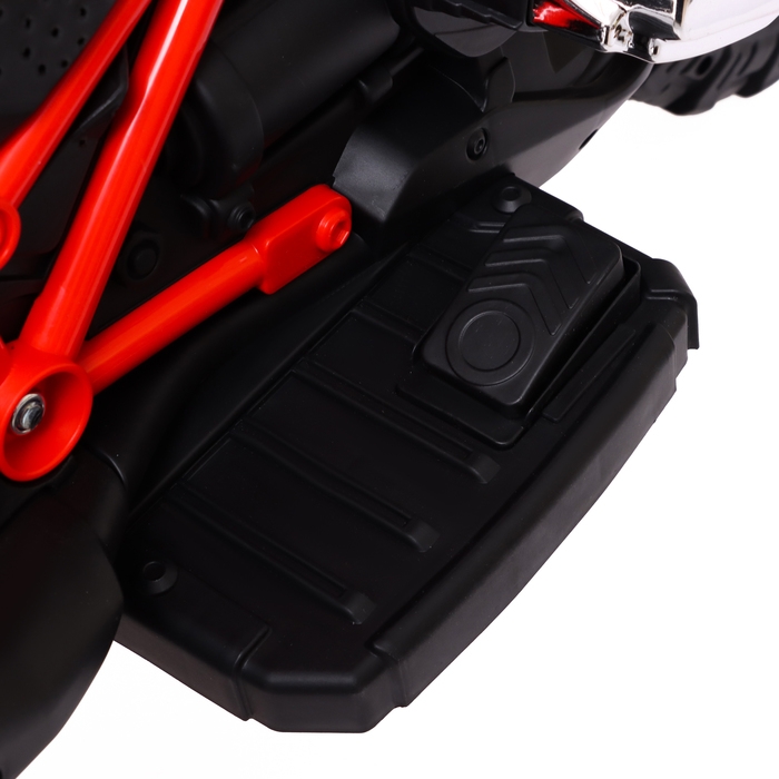 Мотоцикл &laquo;Эндуро&raquo;, 2 мотора, цвет красный